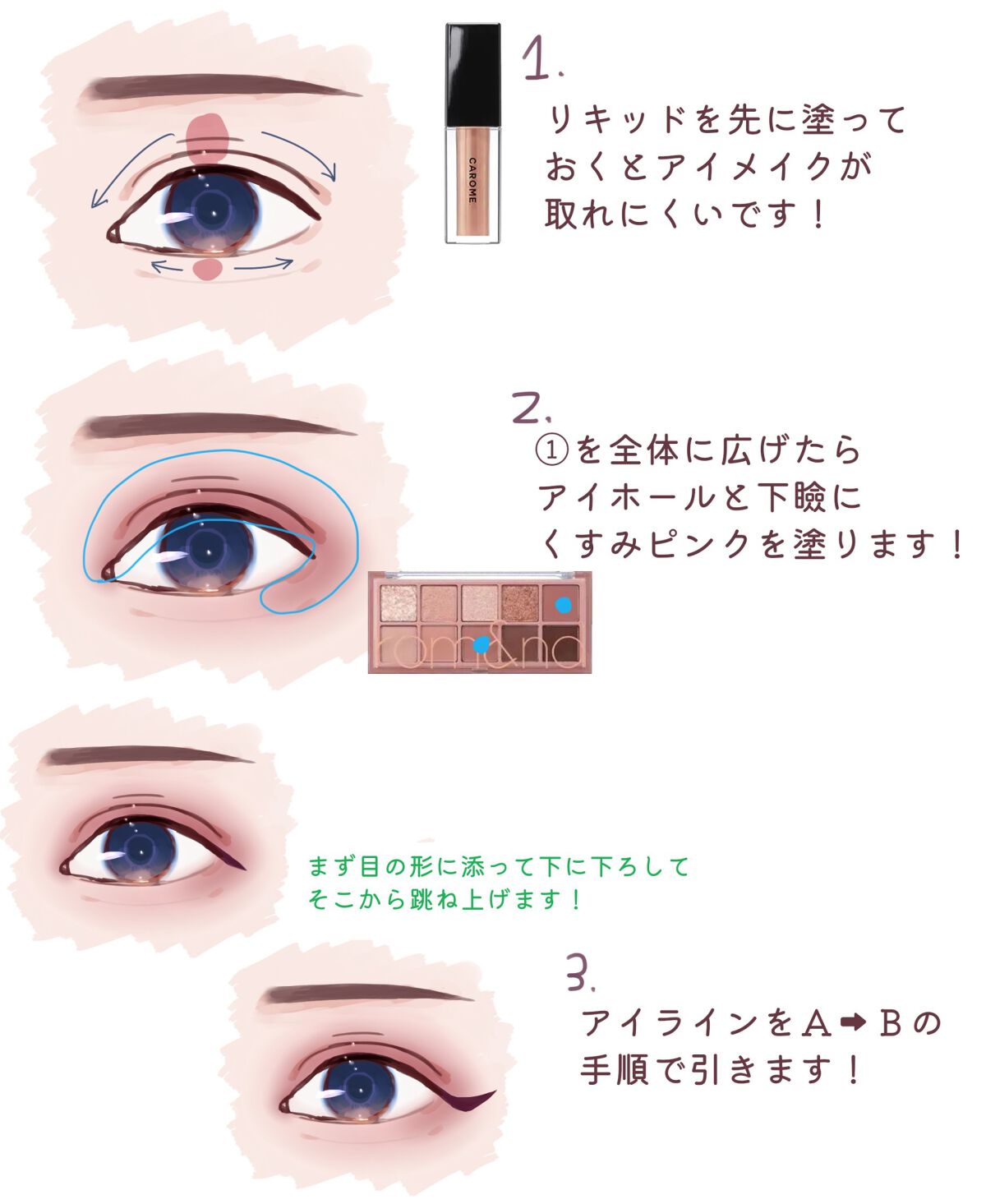 Peaceful Kristen ブルー/Hapa kristin/カラーコンタクトレンズを使ったクチコミ（2枚目）