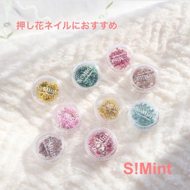 S♡Mint ナチュラルドライフラワー Bシリーズのクチコミ「押し花ネイルにおすすめ！

春ももうすぐ！
爪先から可愛くするには
こちらの押し花がおすすめだ.....」（1枚目）