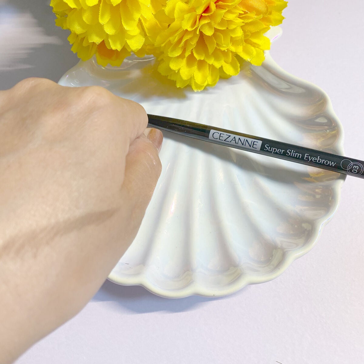 超細芯アイブロウ/CEZANNE/アイブロウペンシルを使ったクチコミ(4枚目)