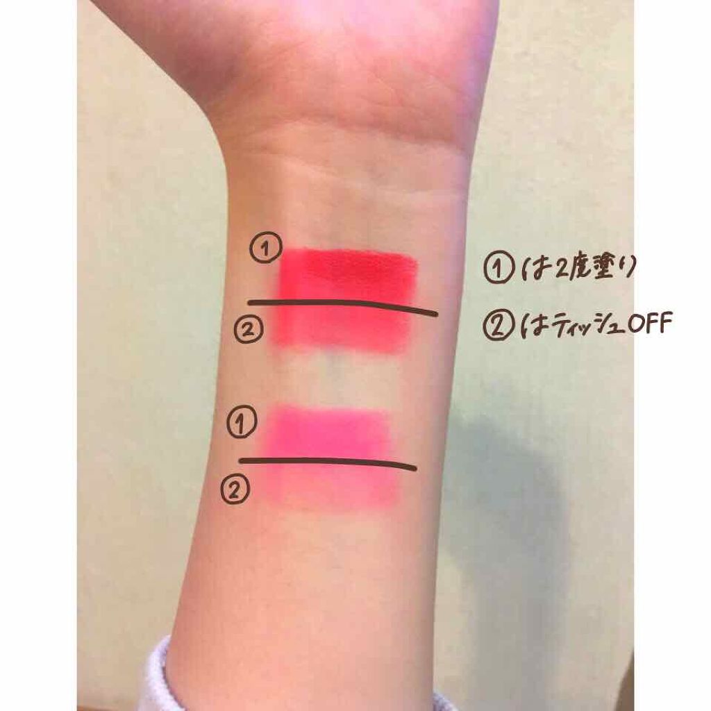 カンコレ マットリップスティック/DAISO/口紅を使ったクチコミ(2枚目)