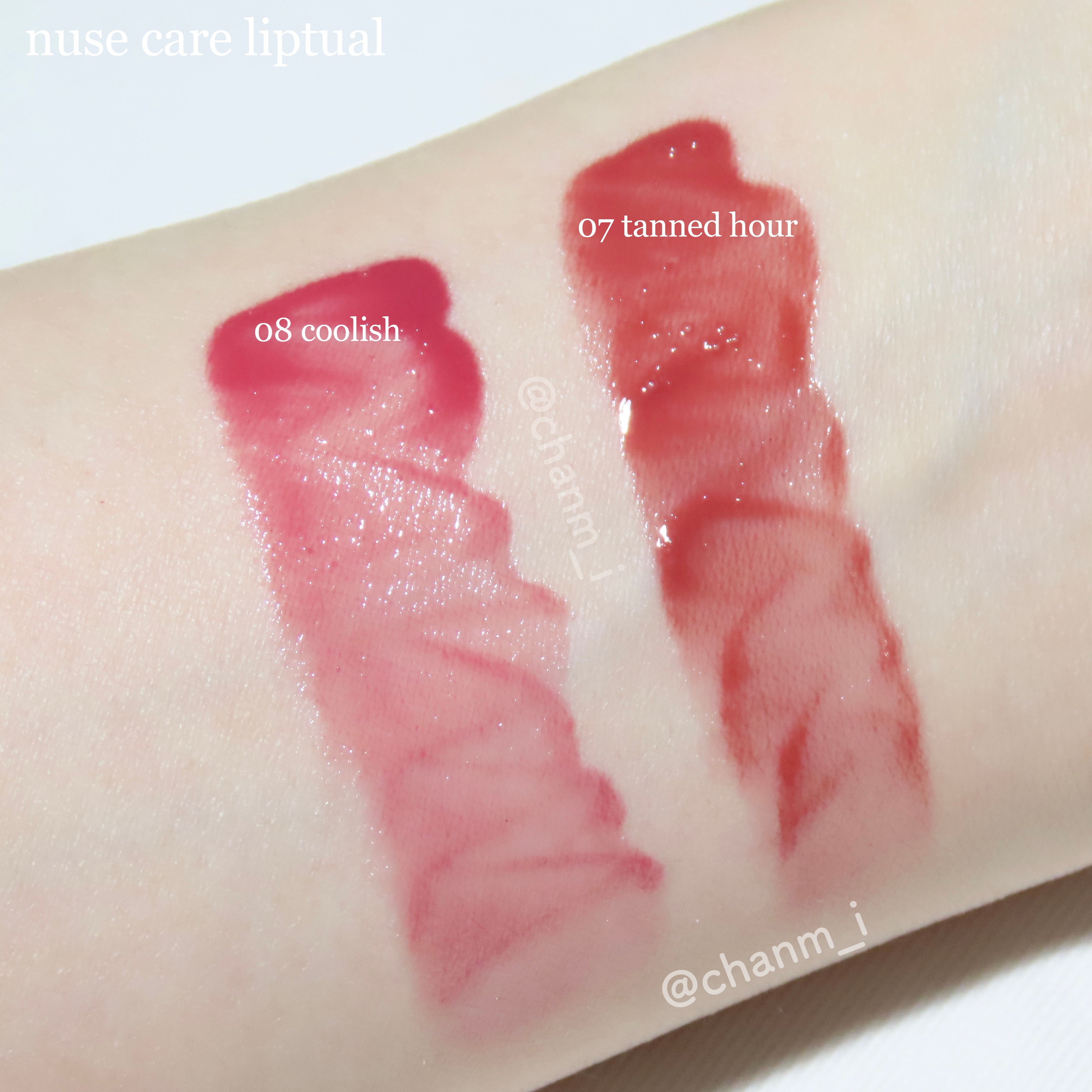 ケアリップチュアル 08 クーリッシュ(COOLISH)/nuse/口紅を使ったクチコミ（3枚目）