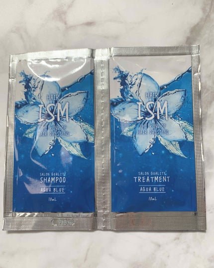ISMサロンクオリティーヘアケア アクアブルー シャンプー/トリートメント/サロンシャンプー/シャンプー・コンディショナーを使ったクチコミ(1枚目)