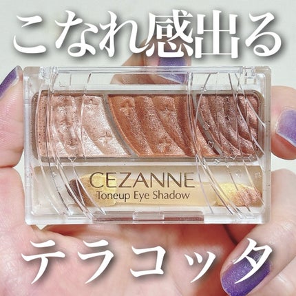 トーンアップアイシャドウ/CEZANNE/アイシャドウパレットを使ったクチコミ(1枚目)
