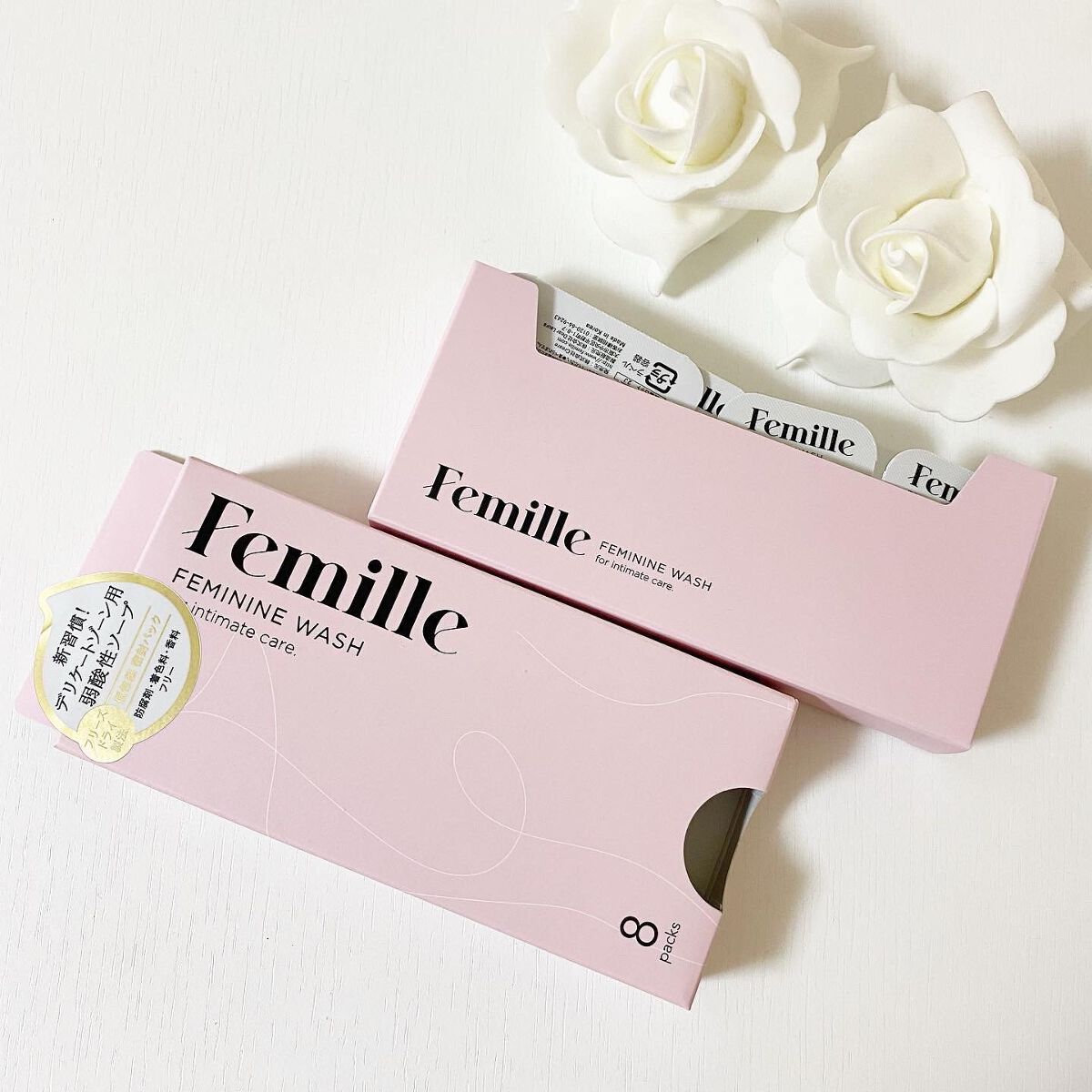 フェミニンウォッシュFD 8 packs/Femille/デリケートゾーンケアを使ったクチコミ（1枚目）