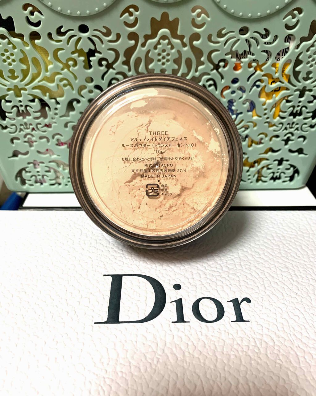 アルティメイトダイアフェネス ルースパウダー/THREE/ルースパウダーを使ったクチコミ(2枚目)