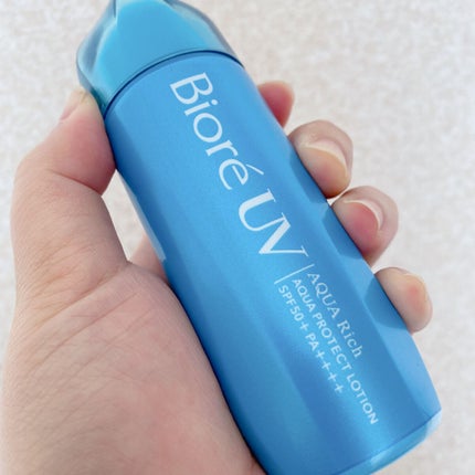 ビオレUV アクアリッチ アクアプロテクトローション(水層パック)/ビオレ/日焼け止めローションを使ったクチコミ(3枚目)