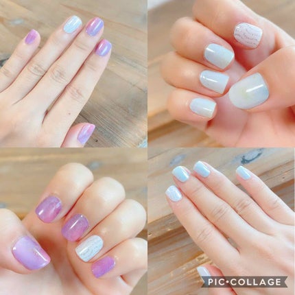 ネイルシール/Qoo10/ネイルシールを使ったクチコミ(2枚目)