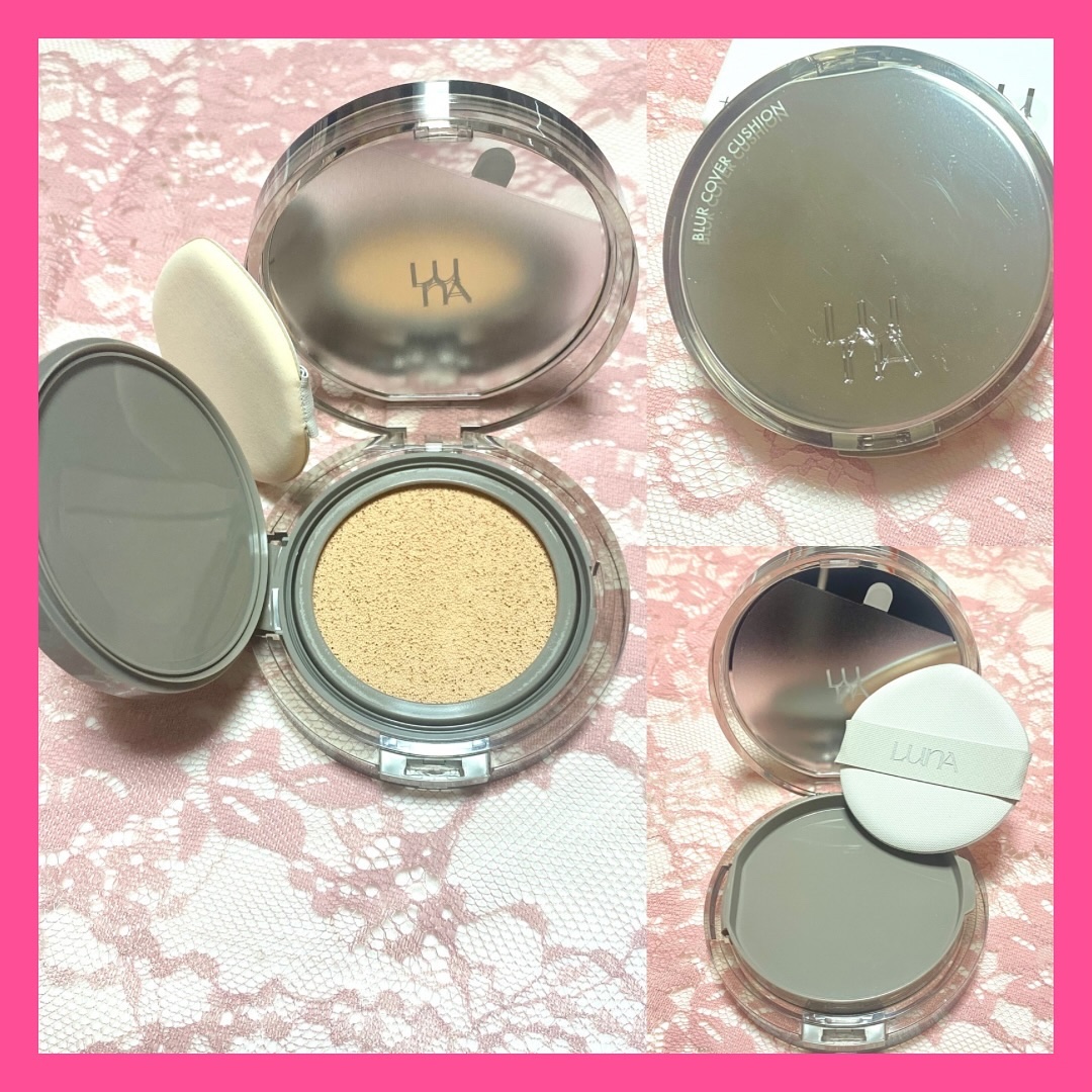 ブラーカバークッション/LUNA/クッションファンデーションを使ったクチコミ（2枚目）