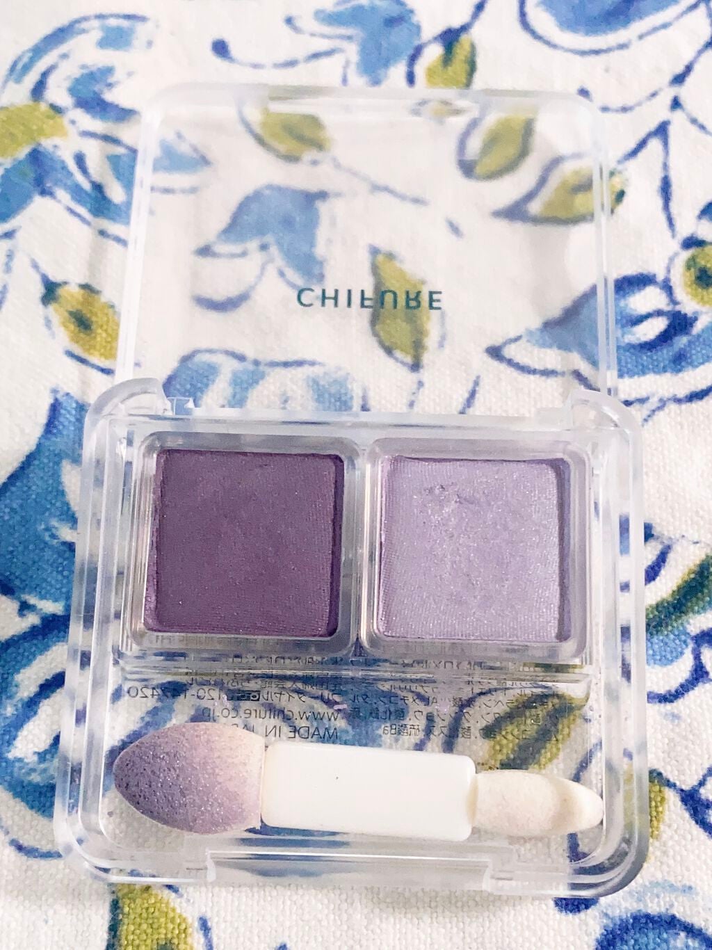 ツイン カラー アイシャドウ/ちふれ/アイシャドウパレットを使ったクチコミ(1枚目)