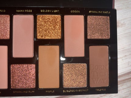 ボーン ディス ウェイ ザ ナチュラル ヌード アイシャドウ パレット/Too Faced/アイシャドウパレットを使ったクチコミ(4枚目)