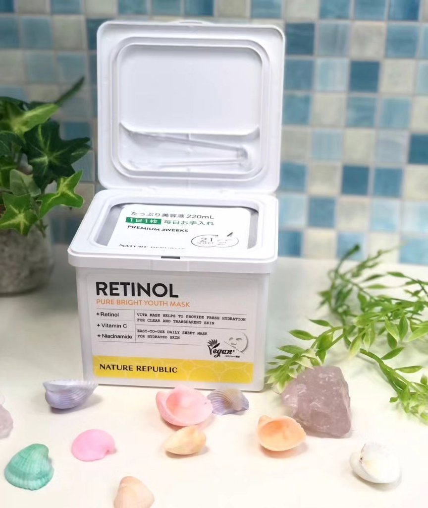 キューブマスク レチノール/ネイチャーリパブリック/シートマスク・パックを使ったクチコミ（2枚目）