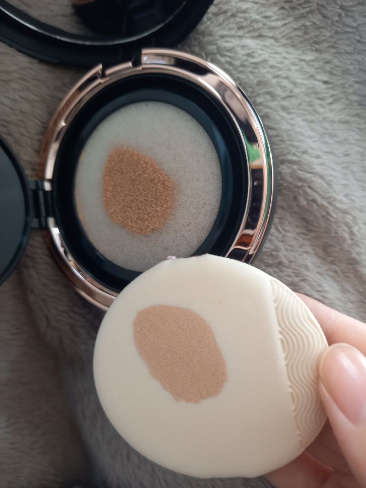 キル カバー コンシール クッション 02 LINGRIE/CLIO/クッションファンデーションを使ったクチコミ（3枚目）