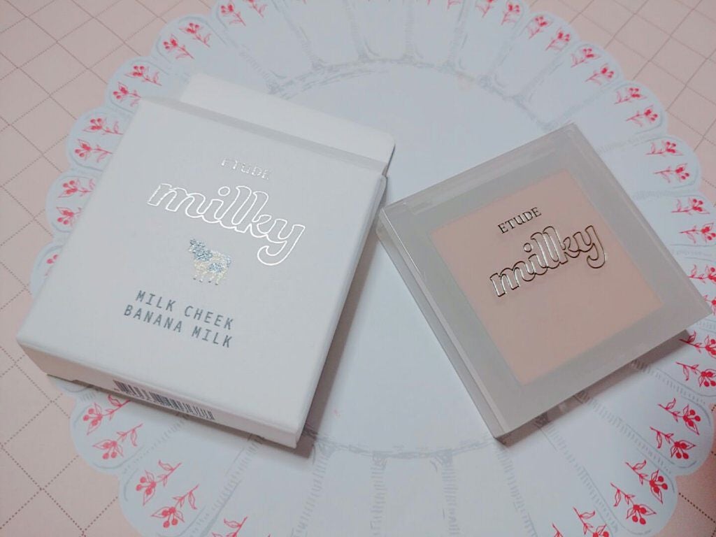 ミルクチーク/ETUDE/パウダーチークを使ったクチコミ(1枚目)
