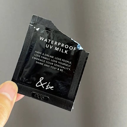 &be ウォータープルーフUVミルク/&be/日焼け止めミルクを使ったクチコミ(1枚目)