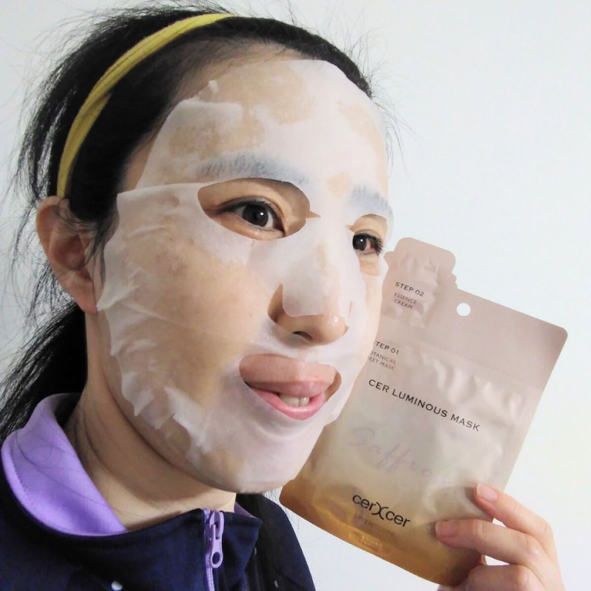 ルミナスマスク (ケアクリーム付き) /cerXcer/シートマスク・パックを使ったクチコミ(1枚目)