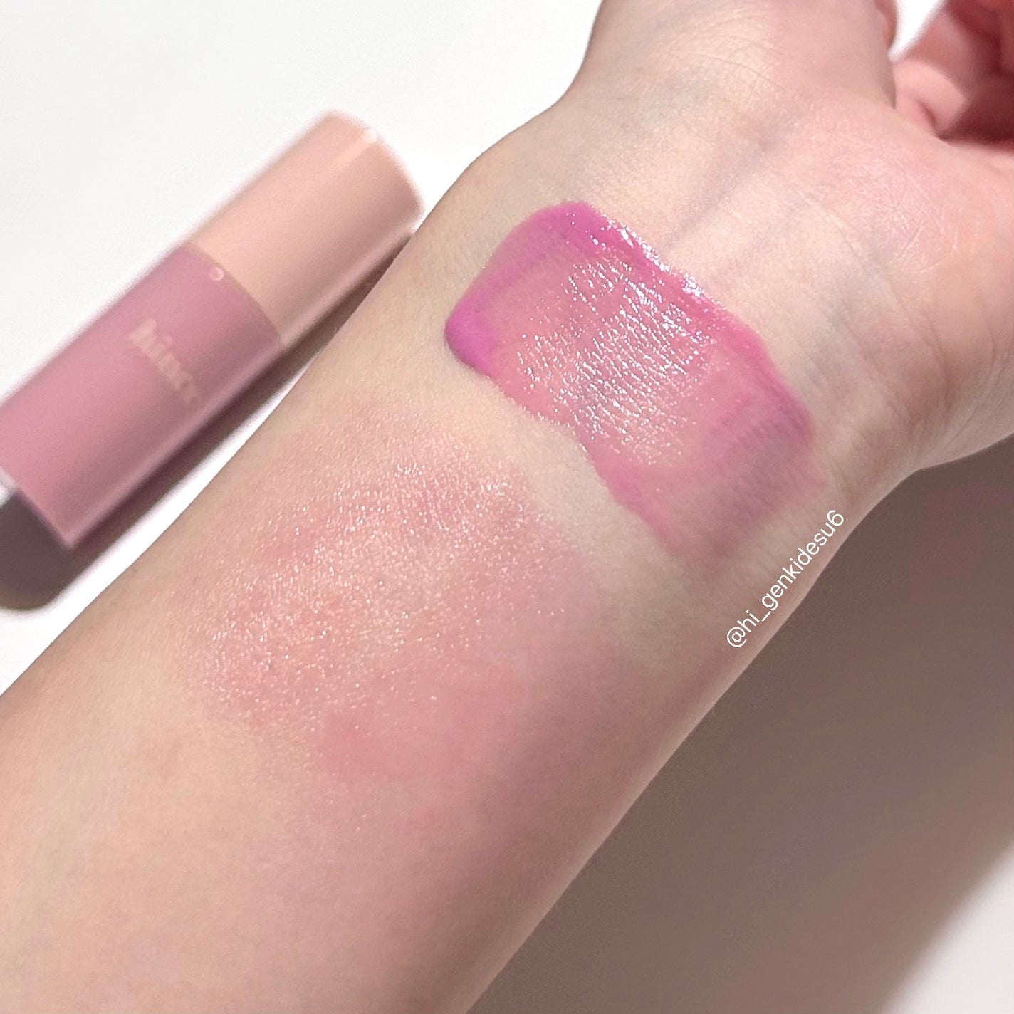 トゥルーディメンショングロウチーク/hince/パウダーチークを使ったクチコミ(3枚目)