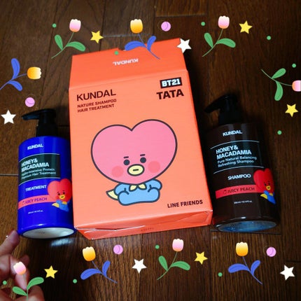ハニー&マカデミアシャンプー/トリートメント /KUNDAL/シャンプー・コンディショナーを使ったクチコミ(1枚目)