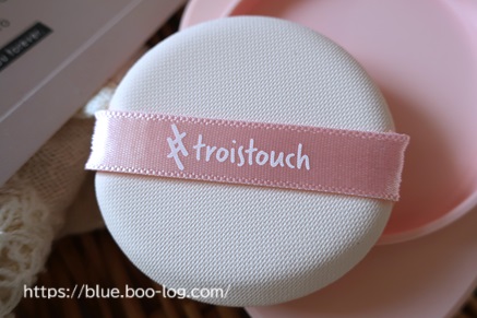 トワタッチ ハートクッション グロウメッシュ/troistouch/クッションファンデーションを使ったクチコミ（3枚目）