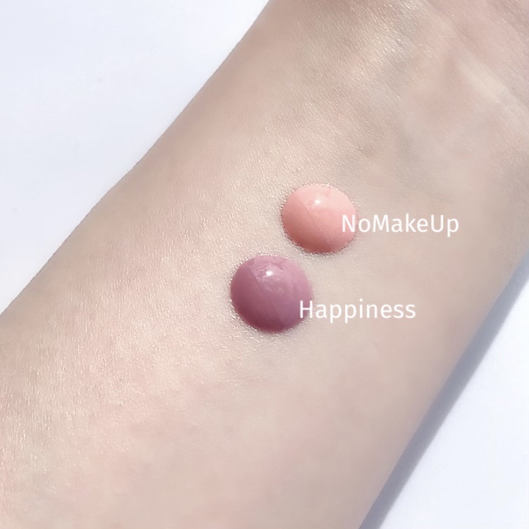 カラーセラムミニ ノーメイクアップ/FEEV/リキッドチークを使ったクチコミ（2枚目）