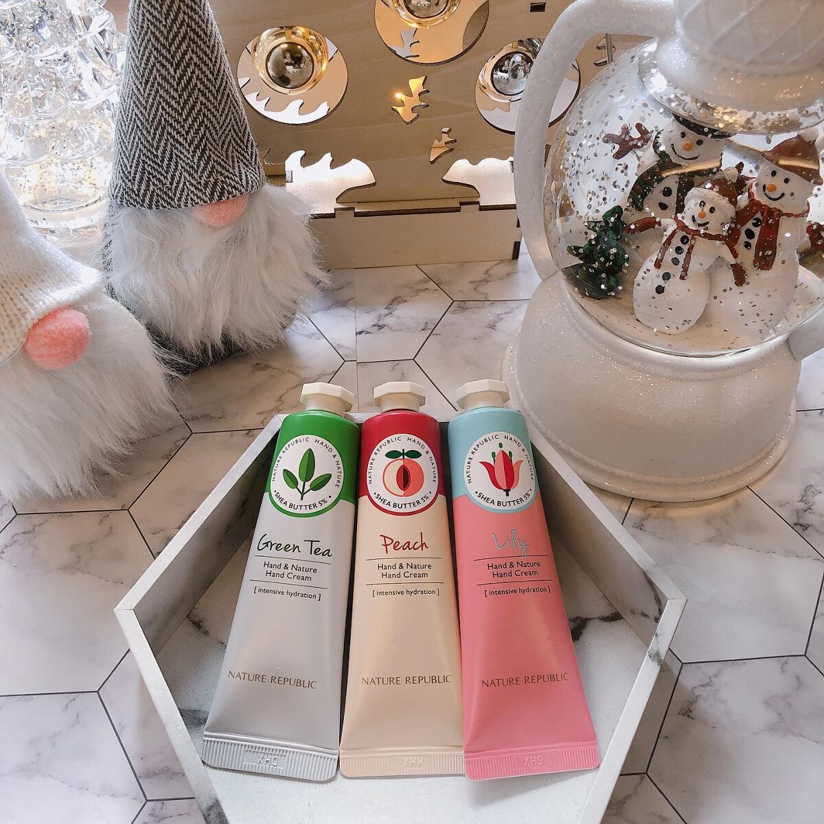 ハンドクリーム(グリーンティー) /ネイチャーリパブリック/ハンドクリームを使ったクチコミ(1枚目)