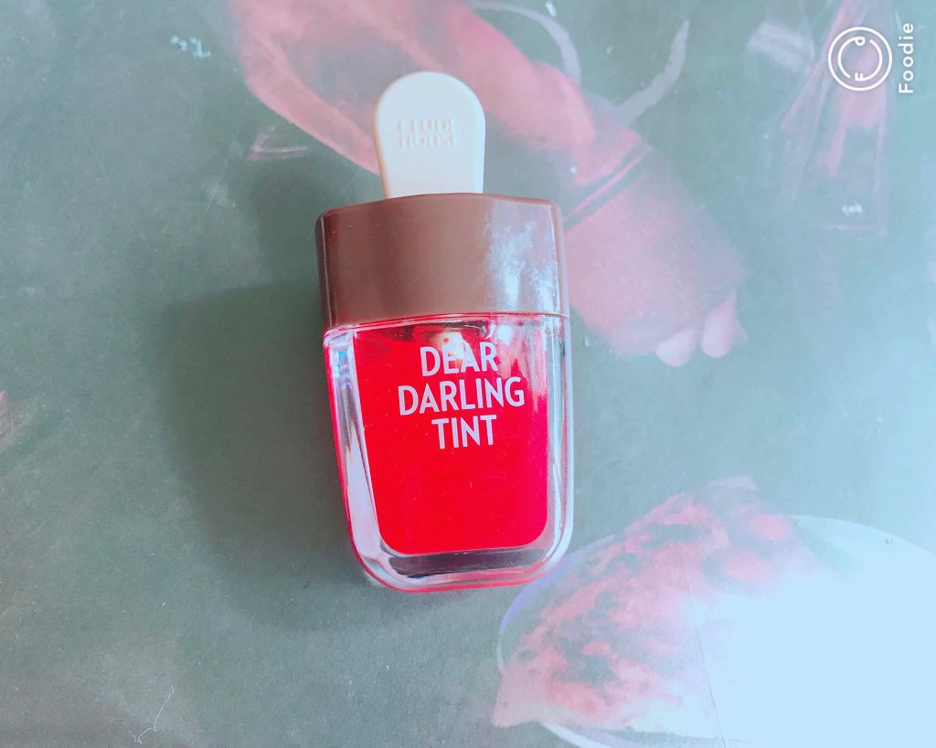 ディアダーリン ウォータージェルティント (アイスティント)/ETUDE/口紅を使ったクチコミ(1枚目)