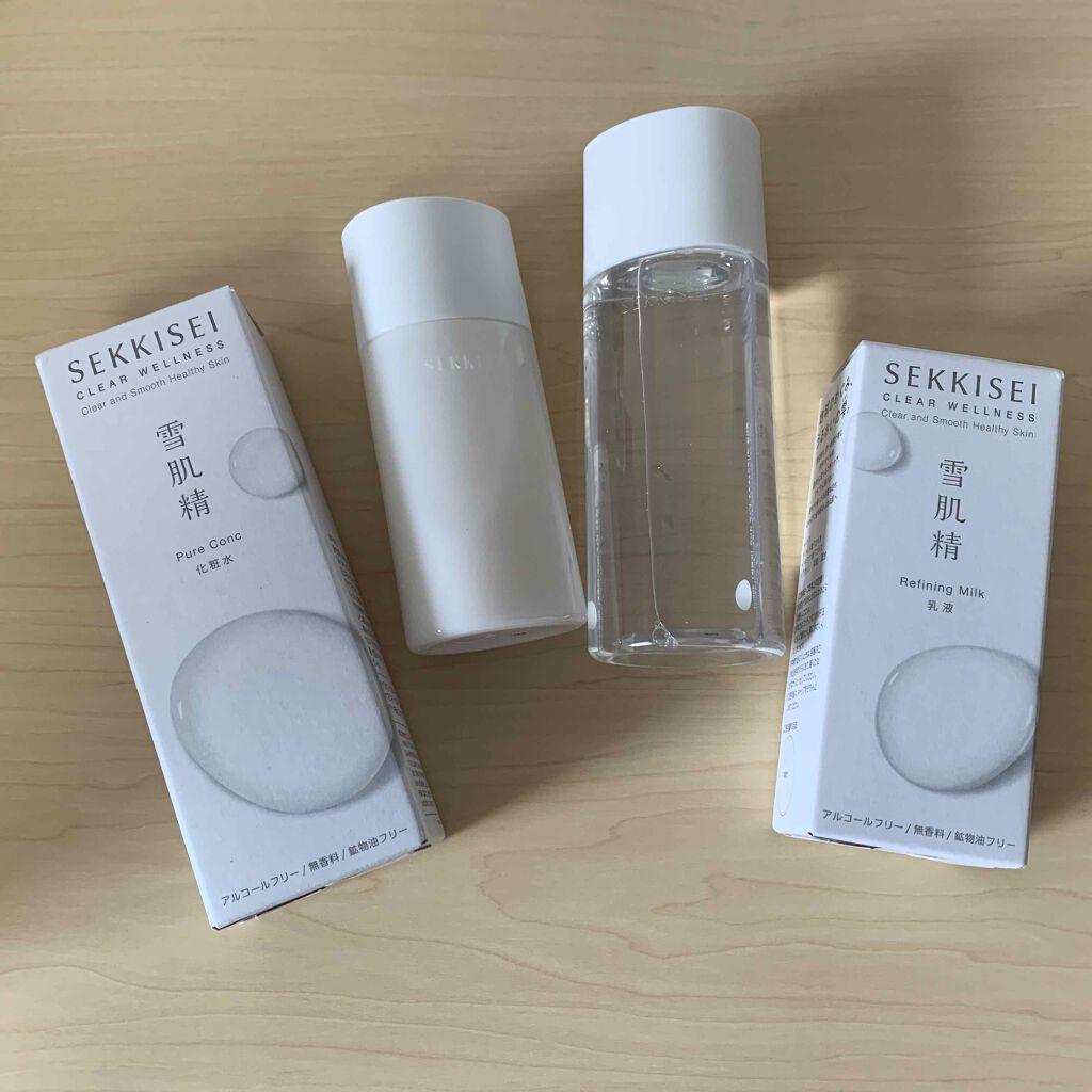 クリアウェルネス リファイニング ミルク/雪肌精/乳液を使ったクチコミ（1枚目）