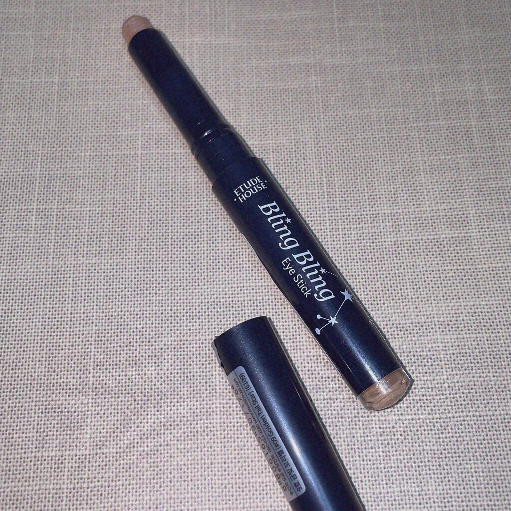 キラキラ アイシャドウ/ETUDE/スティックアイシャドウを使ったクチコミ(1枚目)