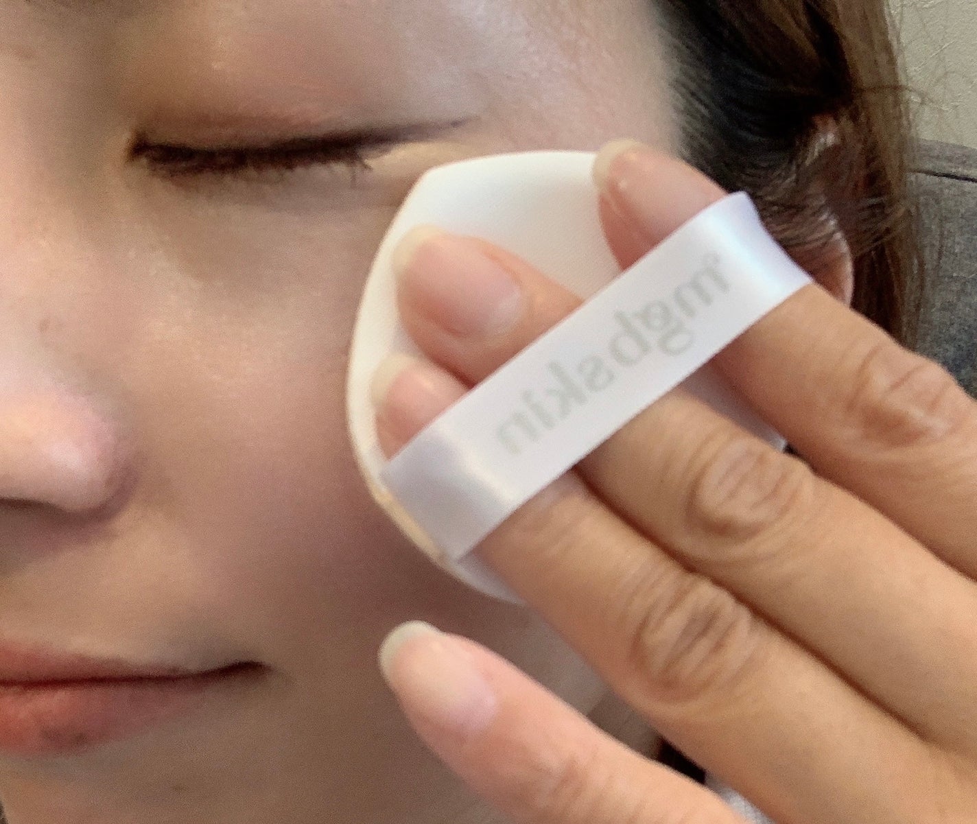 グロウ サン クッション/mgb skin/クッションファンデーションを使ったクチコミ(4枚目)