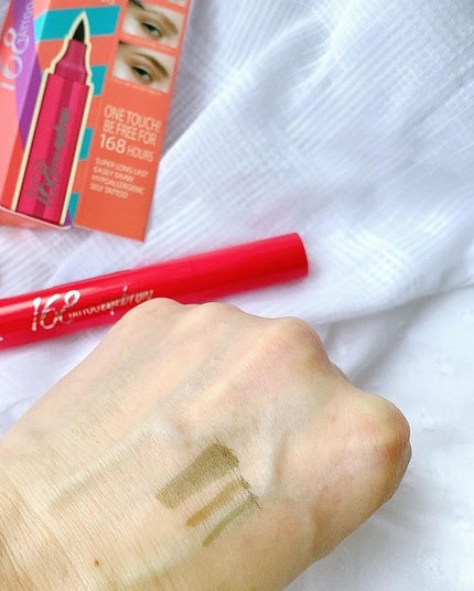 nao/垢抜けたいママ on LIPS 「.韓国発コスメブランドLUKFix×【ティントアイブロウ】ペ..」(5枚目)