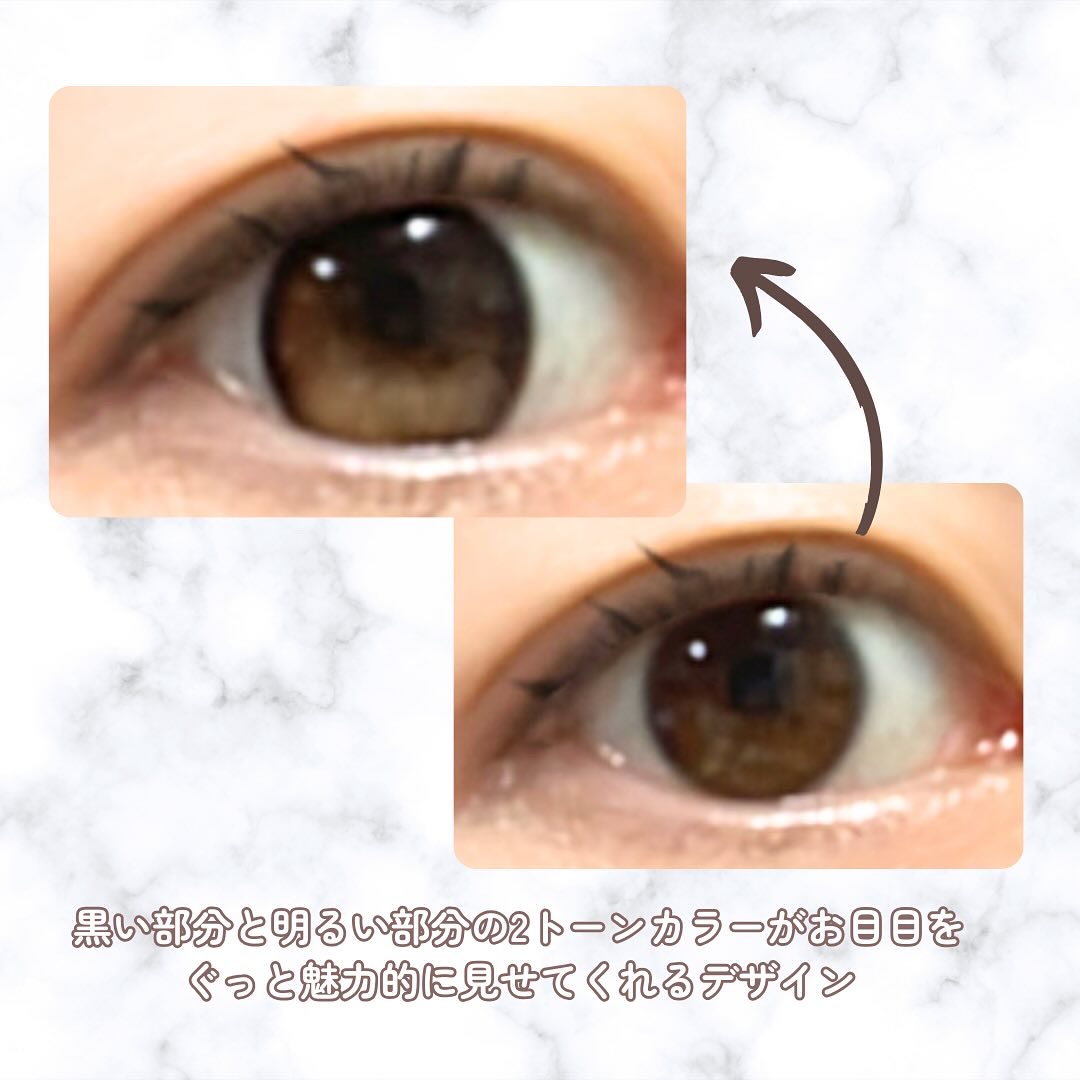 Glowy 1day/OLENS/ワンデー（１DAY）カラコンを使ったクチコミ（3枚目）