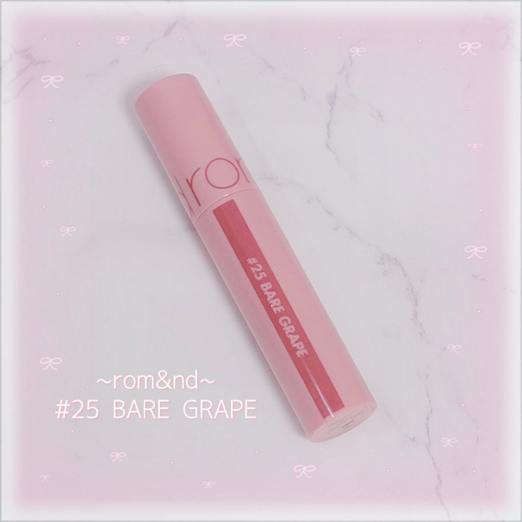 ジューシーラスティングティント/rom&nd/リップティントを使ったクチコミ(1枚目)