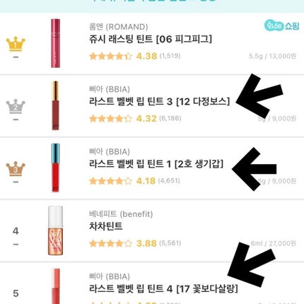 ラストベルベットティント/BBIA/リップティントを使ったクチコミ(4枚目)