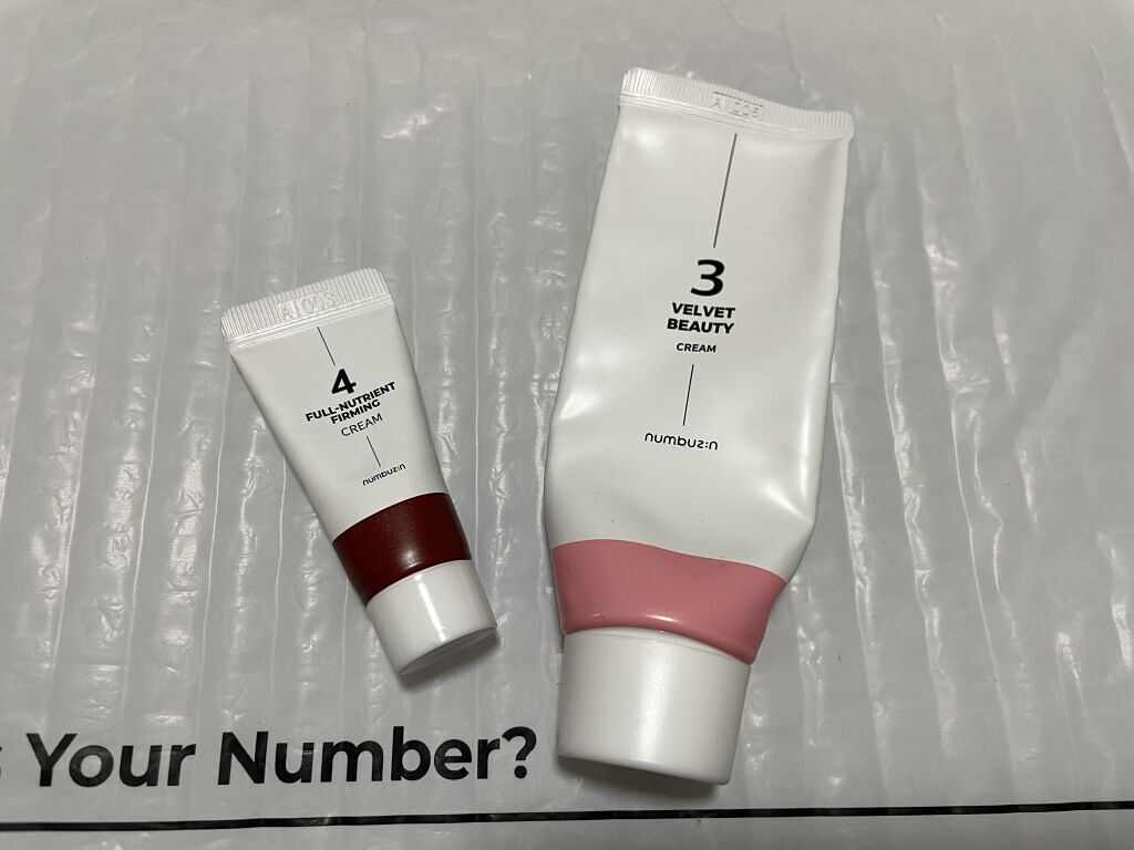 4番 高麗人参たっぷり栄養膜クリーム/numbuzin/フェイスクリームを使ったクチコミ（1枚目）