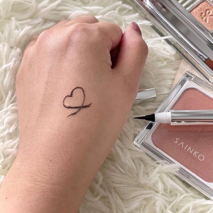 ベルベットリキッドアイライナー/SAINKO/リキッドアイライナーを使ったクチコミ(5枚目)