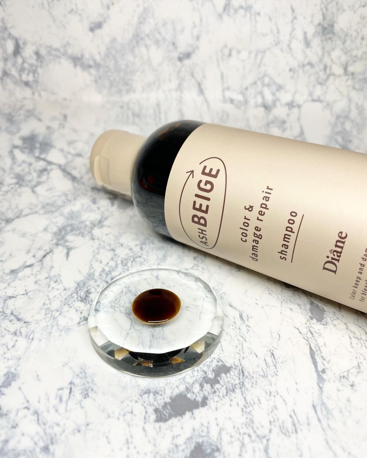 カラーシャンプー＆トリートメント トリートメント アッシュベージュ/ダイアン/市販シャンプーを使ったクチコミ（2枚目）