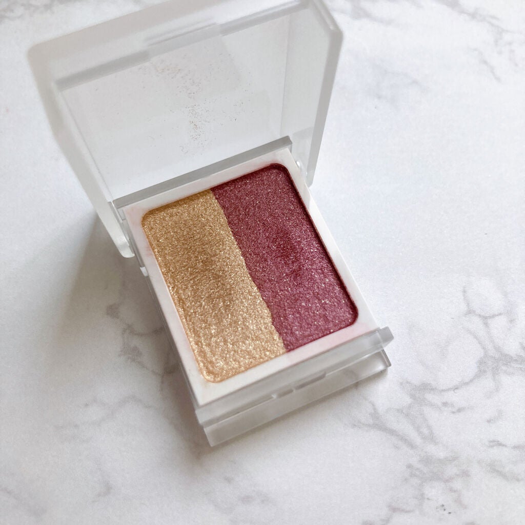 アイカラー2色タイプ/無印良品/アイシャドウパレットを使ったクチコミ(1枚目)