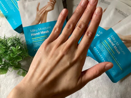 ミルキーモイスチャーハンドマスク/MADFORCOS/ハンドクリームを使ったクチコミ(6枚目)