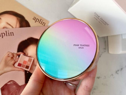 ピンクティーツリーカバークッション/APLIN/クッションファンデーションを使ったクチコミ(1枚目)