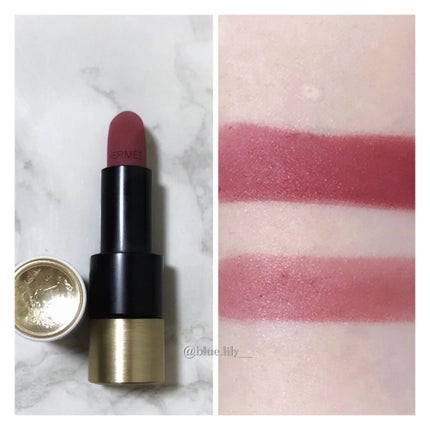 〈ルージュ・エルメス〉 ルージュ ア レーヴル マット/エルメス/口紅を使ったクチコミ(5枚目)