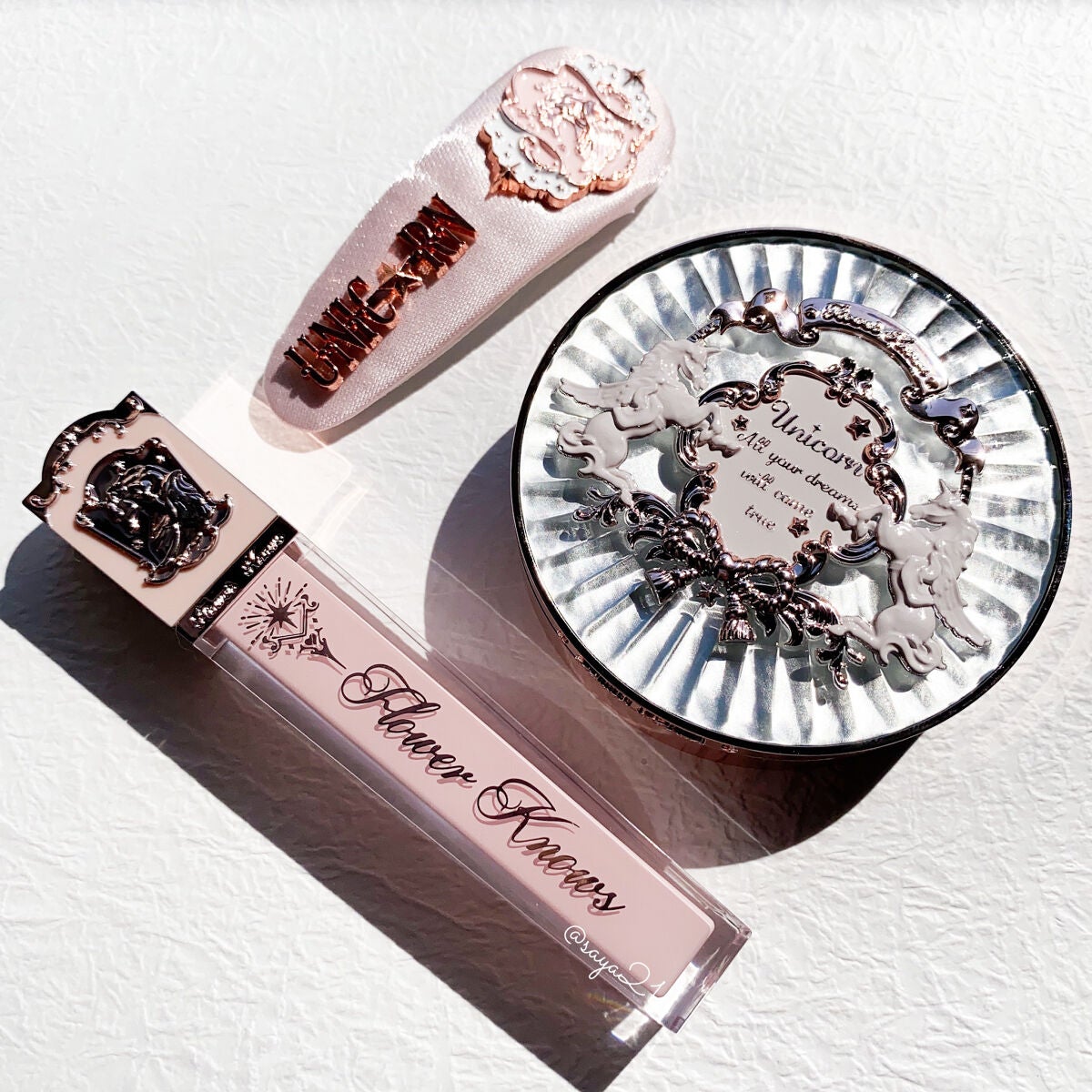 クリスタルユニコーンシリーズリップグロス/FlowerKnows/リップグロスを使ったクチコミ(1枚目)