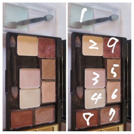 スキニーリッチシャドウ/excel/アイシャドウパレットを使ったクチコミ(3枚目)