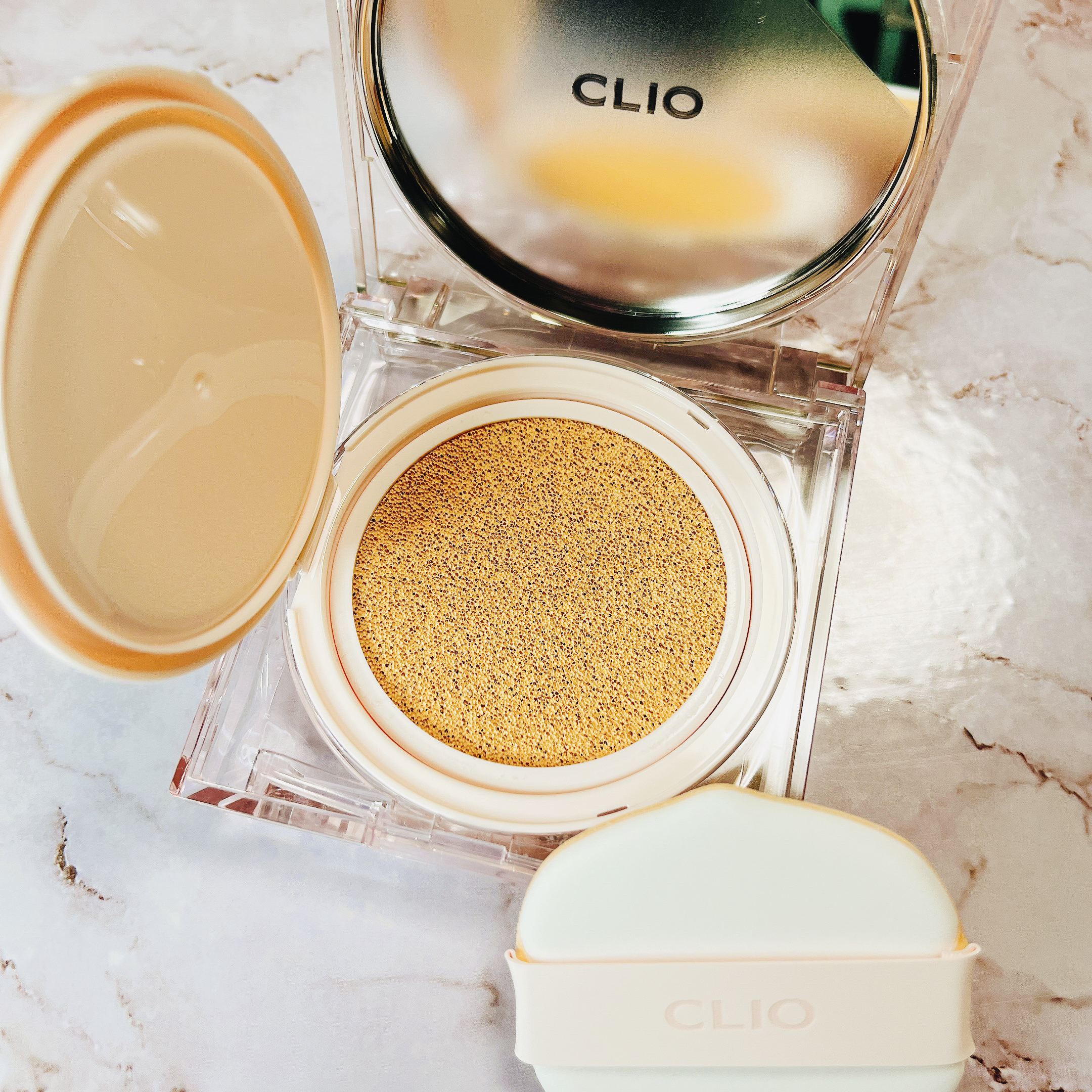 キル カバー ハイ グロウ クッション/CLIO/クッションファンデーションを使ったクチコミ（3枚目）