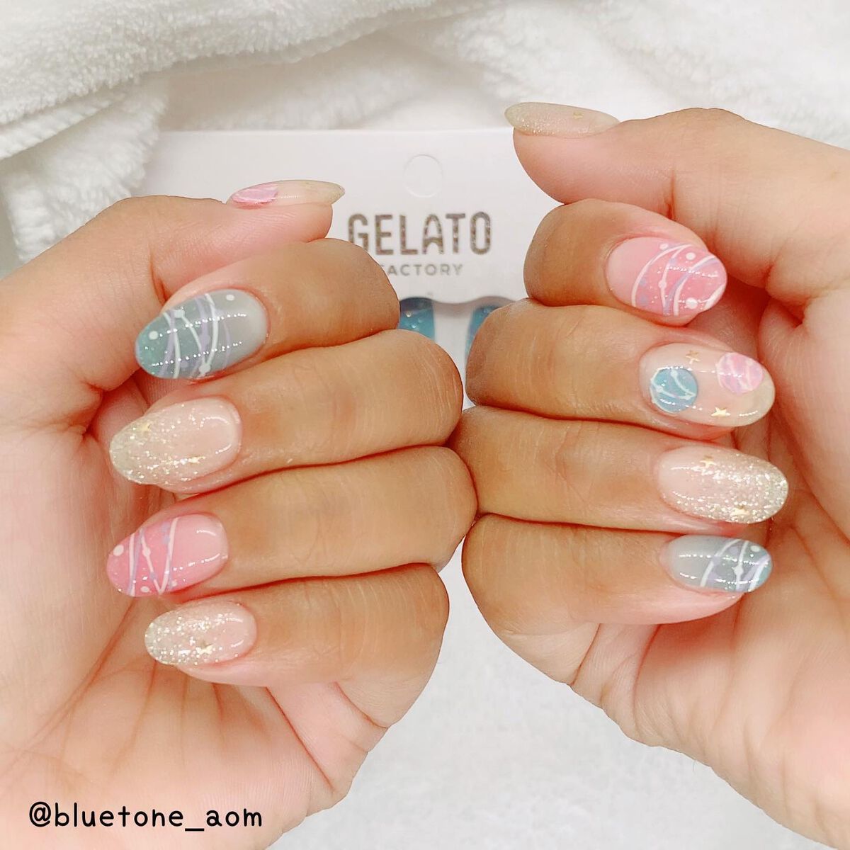 ネイルフィット ジェルネイルシール/GELATO FACTORY/ネイルシールを使ったクチコミ(9枚目)