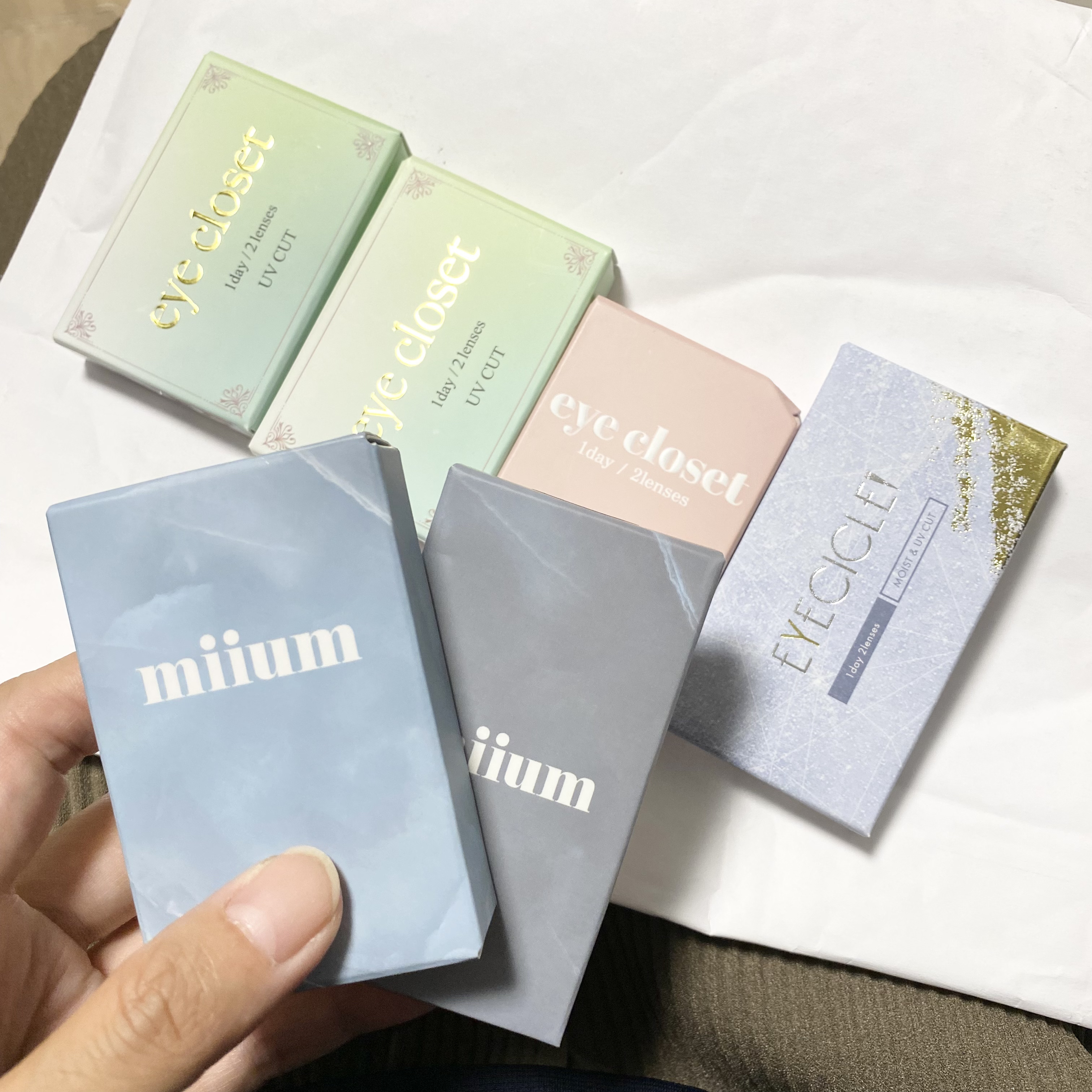 miium 1day プリズムスター/miium/ワンデー（１DAY）カラコンを使ったクチコミ（1枚目）
