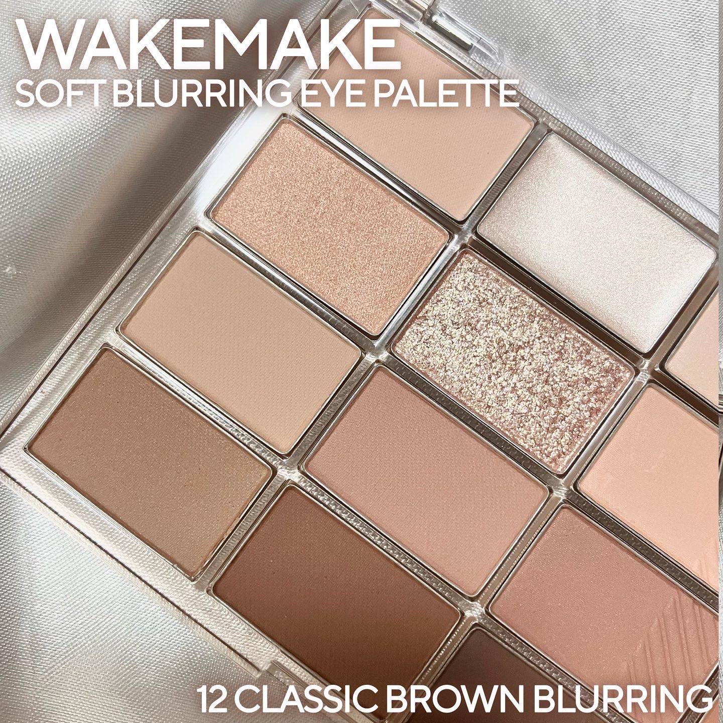 ソフトブラーリングアイパレット/wakemake/アイシャドウパレットを使ったクチコミ（3枚目）