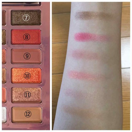 バレンタインボックス2 ピーチパレット/VAVI MELLO/アイシャドウパレットを使ったクチコミ(3枚目)