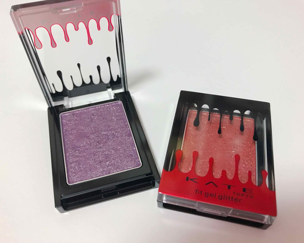 フィットジェルグリッター/KATE/ジェル・クリームアイシャドウを使ったクチコミ(1枚目)