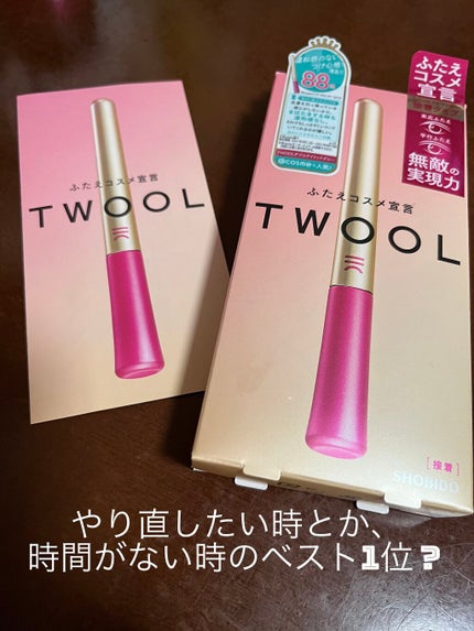 TWOOL ダブルアイリッドグルー/SHOBIDO/二重まぶた用アイテムを使ったクチコミ(1枚目)