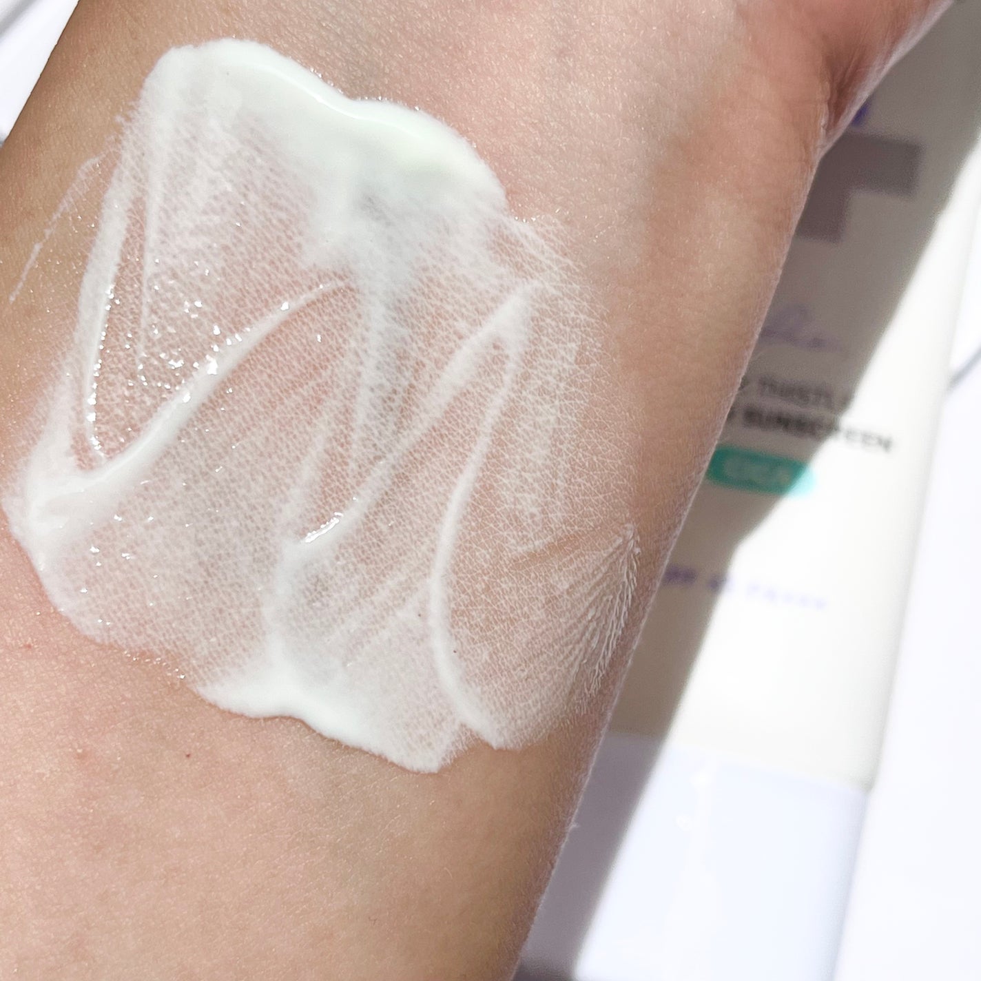 ミルクシスルリペアシカサンスクリーンプラス/BANOBAGI/日焼け止めミルクを使ったクチコミ(4枚目)