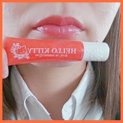 Blooming Kitty リップグロス/DAISO/リップグロスを使ったクチコミ(2枚目)